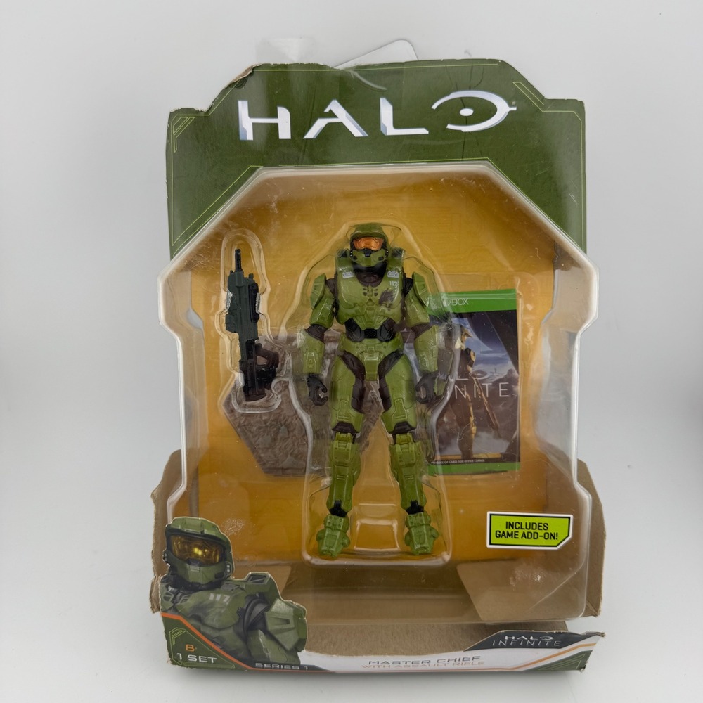 Wicked Cool Toys Halo Infinite‎ Master Chief New Damaged Box HLW0036